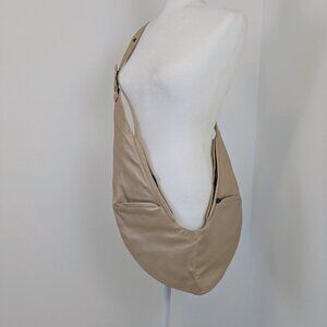 NWT The Sash Leather Crossbody Bag Purse Gold Champagne India Holiday 2023 Rare